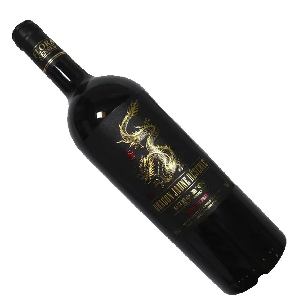 Wine Beer Juice - Özel Lüks Şarap Etiketi Rulosu｜Sıcak Baskı