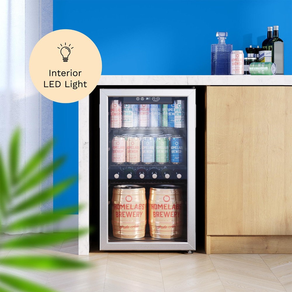 Wine Beer Fridge Small - 120 Kutu Kapasiteli Mini İçecek Buzdolabı,