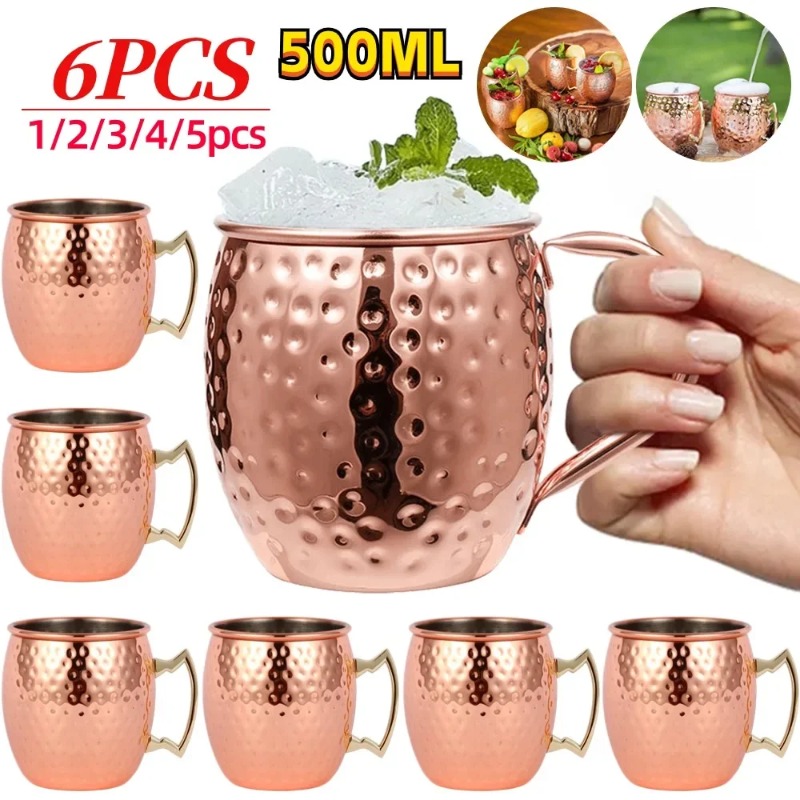 Wine Beer Juice - 1-6 adet kokteyl şarap bardağı moskova