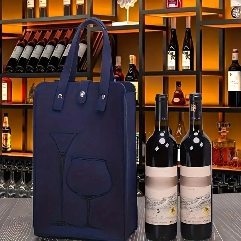 Wine & Beer Quito - Yüksek Kaliteli Keçe Kırmızı Şarap Çantası