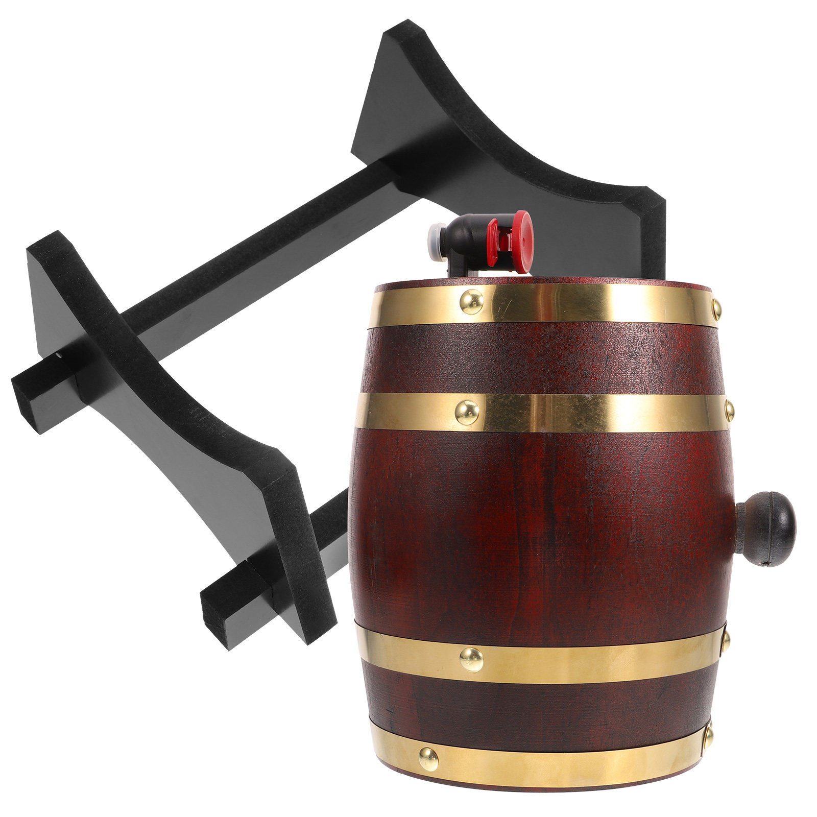 1 Set Ahşap Şarap Fıçısı 1L Kı - Wine Beer The Whiskey incelemesi ve fiyatı