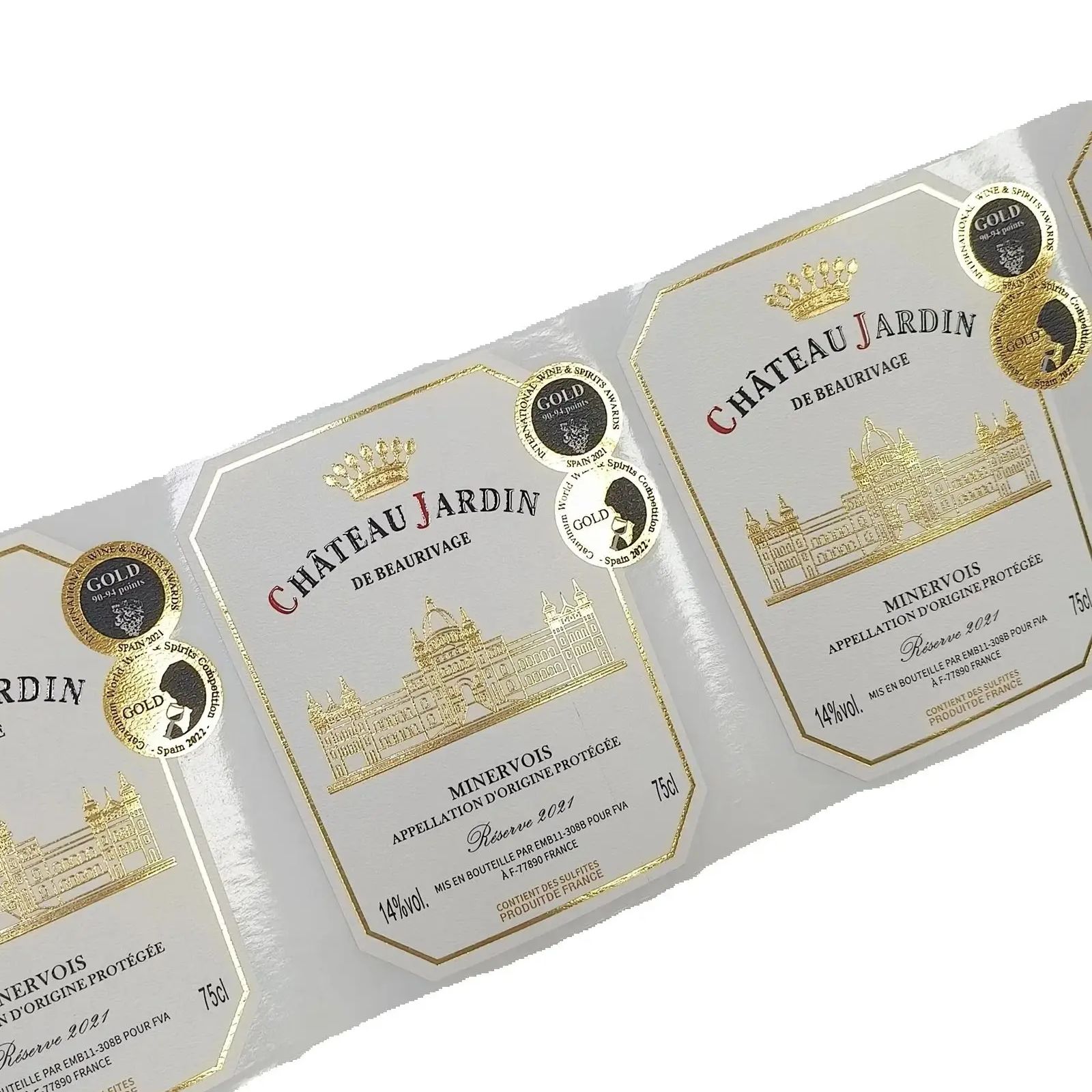 Özel Logo Çıkartması Altın Var - Wine Beer Juice incelemesi ve fiyatı
