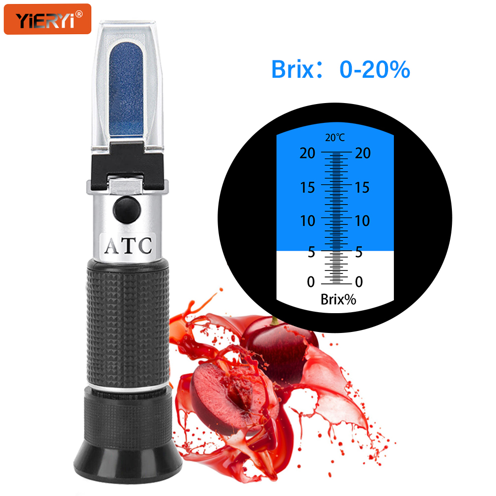YIERYI Brix Refraktometre 0-20 - Wine Beer Juice incelemesi ve fiyatı